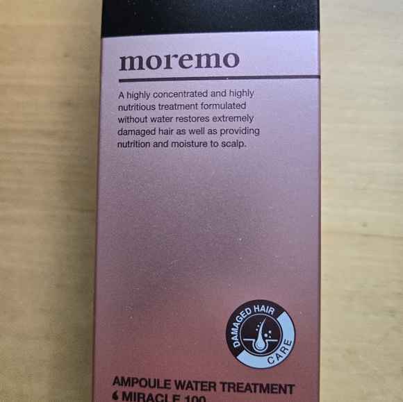 NEW ❤️  MOREMO 'Ampoule Water Treatment'. Treatment for damaged Hair. - Picture 7 of 7